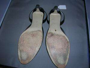 WALTER STEIGER black patent leather shoes 9.5B slingbak  