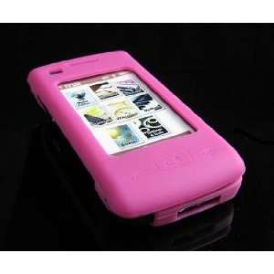 HOT PINK Soft Rubber Silicone Skin Cover Case for LG enV Touch VX11000 