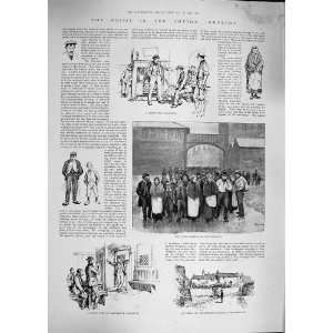   1892 COTTON INDUSTRY LANCASHIRE FLECHETTE STALYBRIDGE: Home & Kitchen