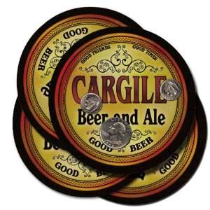  Cargile Beer and Ale Coaster Set: Kitchen & Dining