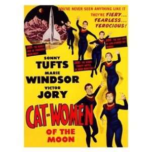  Retro Movie Prints: Cat Women of the Moon   Movie Print 