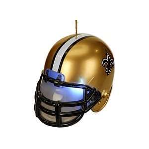   Acrylic Light Up Helmet Ornament   New Orleans Saints