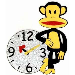 JULIUS the Monkey with Clock Time PAUL FRANK Iron On Transfer for T 