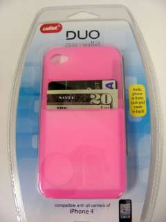 CALLET DUO CASE + WALLET FOR ANY CARRIER OF iPHONE 4, PINK SE7648262 
