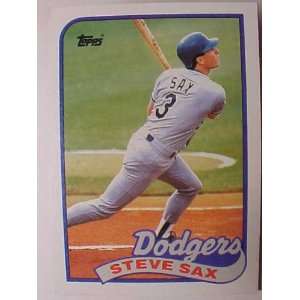 1989 Topps #40 Steve Sax:  Sports & Outdoors
