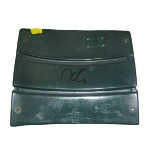 Autograph Dustin Pedroia Game Used Fenway Seat Back  