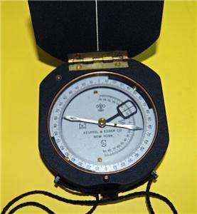 Antique Keuffel & Esser Compass with Plummet Indicator circa 1925 1934 