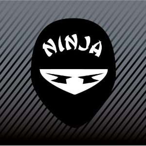  Ninja Head Mask Car Trucks Sticker Decal: Everything Else