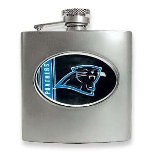  Carolina Panthers Stainless Steel Hip Flask: Jewelry