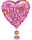 24 ELMO LOVES YOU BALLOON Valentine Birthday