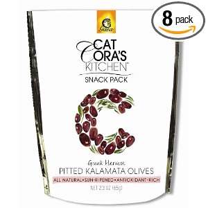 Cat Coras Kitchen by Gaea Snack Pack, Pitted Kalamata Olives, 2.3 