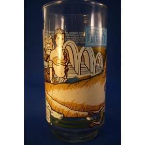   Star Wars Burger King Return of the Jedi Glass with Jabba & Slave Leia
