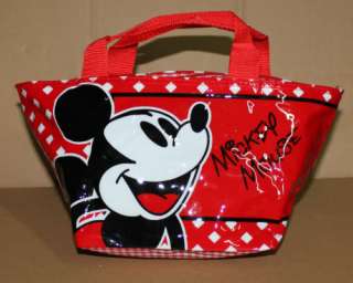 NEW TRUE RED STYLISH Mickey mouse beauty bag handbag purse cutie 