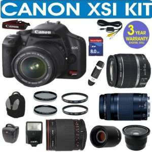 REFURBISHED CANON REBEL XSI + CANON 18 55mm IS LENS + CANON 