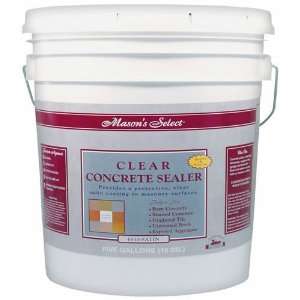  Trnsparent Concrete Stain, Satin Clear 5 Gal