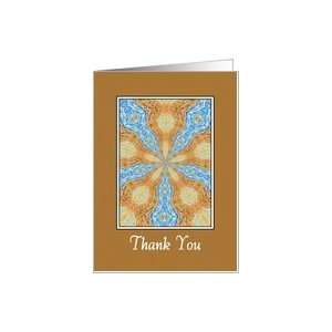  Thank You   Kaleidoscope Pattern Card Health & Personal 