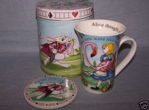 Cardew Alice in Wonderland Mug & Trivet, Cup & Coaster  