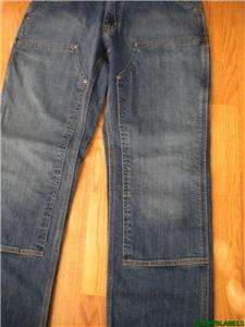 NWT Ladies 10 CARHARTT Relaxed Double Front Stretch Carpenter JEANS 