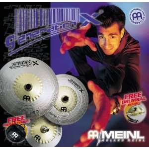  Meinl Generation X Rabb Pack Cymbal Set Musical 
