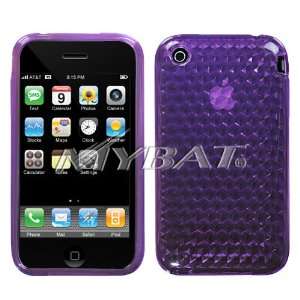  MyBat Purple Cube Apple iPhone 3G/3GS Candy Skin Cover 