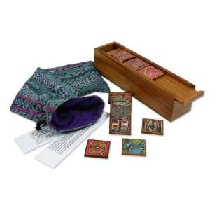  Wood memory game, Maya Weavings Home & Kitchen