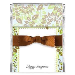   Exquisite   Boxed Notes/Memo Sheets (Spring Leaves)