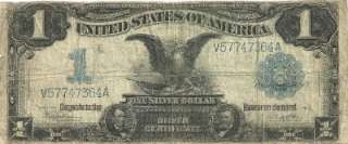 SERIES 1899 $1 SILVER CERTIFICATE SPEELMAN WHITE  