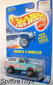 RARE ALL BLUE CARD #56 FORD BRONCO SPEED POINTS!  