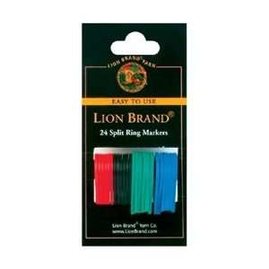  Lion Brand Split Ring Markers 24/Pkg 3002; 5 Items/Order 