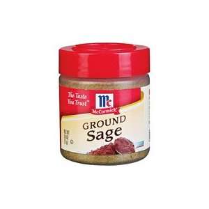  Mccormick Specialty Herbs and Spices Ground Sage, .6 Oz 