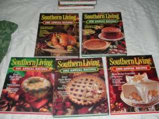 LOT 9 SOUTHERN LIVING ANNUAL RECIPES COOKBOOKS 80S&90S+2000 VERY 