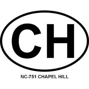 CHAPEL HILL Personalized Sticker