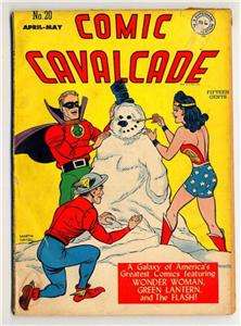 1947 Comic Cavalcade #20 Green Lantern , Flash DC Comic  