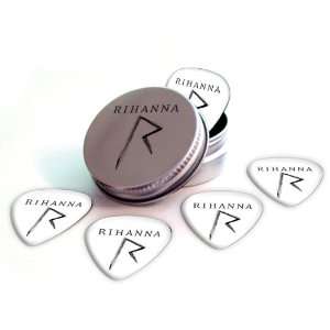  Rihanna Logo Electric Guitar Picks X 5 (2 Sided Print) in 