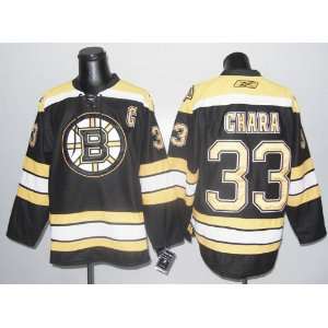  Zdeno Chara Jersey Boston Bruins #33 Black Jersey Hockey 