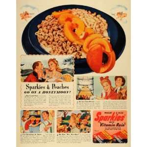  1941 Ad Quaker Wheat Rice Sparkies Breakfast Cereal 