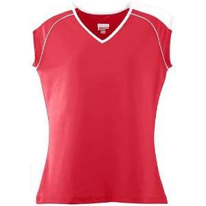  Custom Augusta Womens Poly/Spandex Impact Jersey RED 