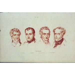    Portraite Guvier Napoleon David Chateaubriant Print