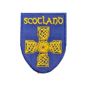  Scotland Blue Celtic Cross Patch scottish souvenir Toys 