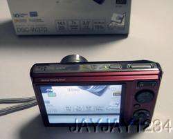 SONY DSC W370 DIGITAL CAMERA 14.1MP 7X ZOOM HDMI BOX & ACC 2GB CARD 