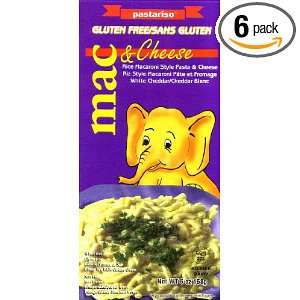 Pastariso Rice Mac and White Cheese (Elephant), 6 Ounce (Pack of 6 