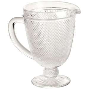  Rosanna Pressed Glass Clear Pitcher: Kitchen & Dining