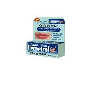  Herpetrol Cold Sore Relief Gel .25oz Health & Personal 