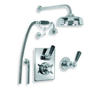Lefroy Brooks BL8716NK Concealed Black Lever Thermostatic Mixing Val