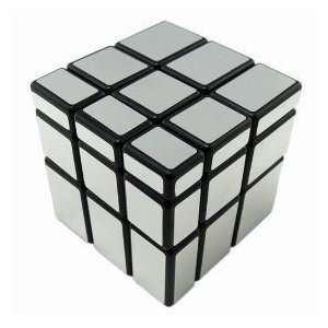 YJ Mirror Cube 3x3 Silver Black Toys & Games