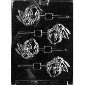 BUNNY WITH BOW LOLLY Easter Candy Mold chocolate 