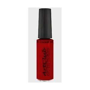  Art Club Nail Art Lacquer/Paint  Red on Red .25oz Beauty