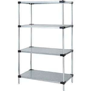  Quantum Solid Shelf Unit System   63in.H Unit with 4 36in 