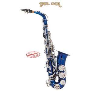  Del Sol Student Alto Saxophone Blue: Musical Instruments