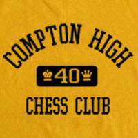 COMPTON HIGH CHESS CLUB T SHIRT RETRO NWA *ALL SIZES*  